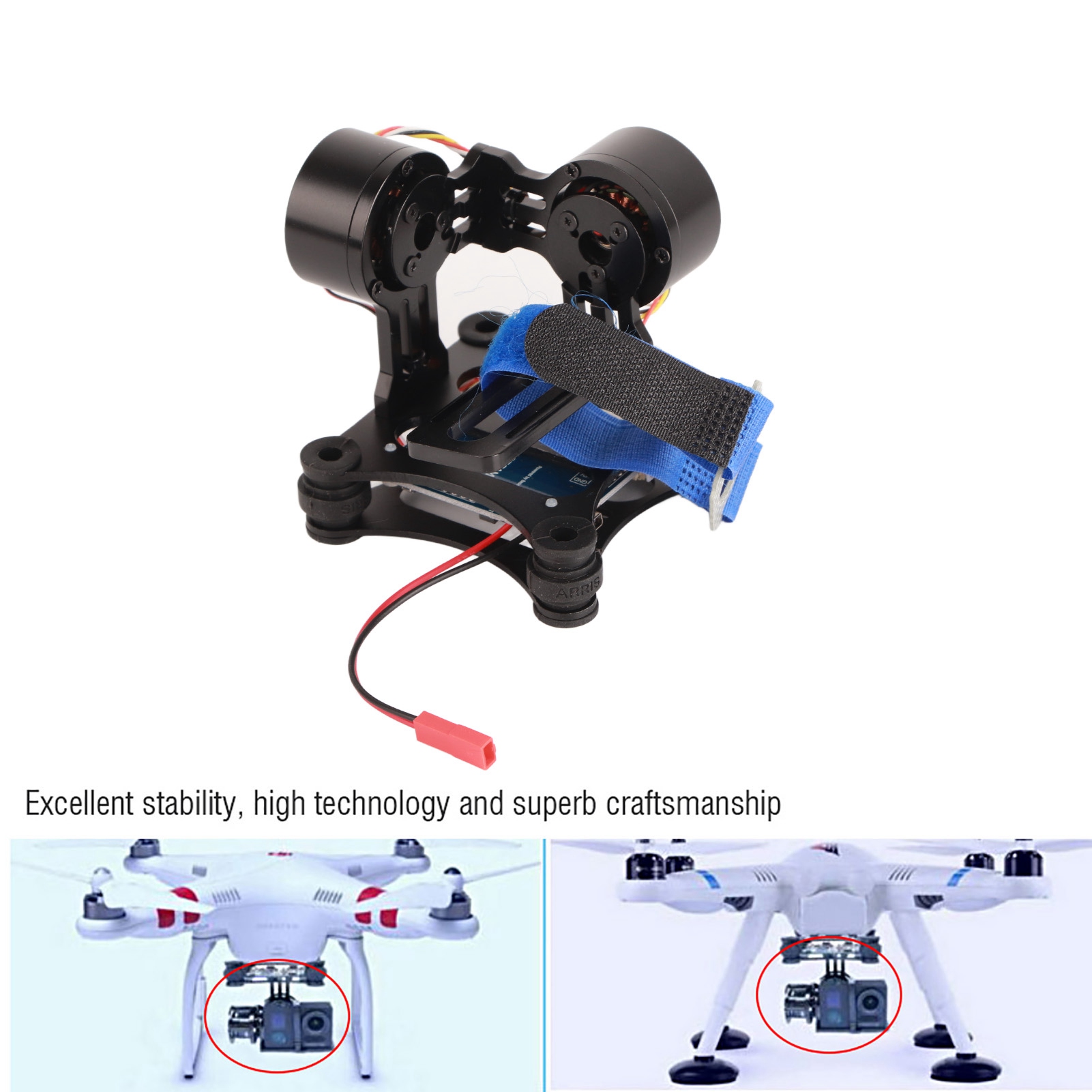 Brushless Camera Gimbal Metal - огляд і ціна Drone Gimbal For Gopro
