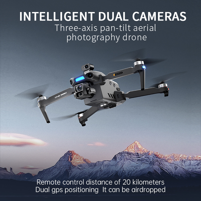 2026 New 8K Dual Camera Drone  - огляд і ціна Drone Gimbal 3 Axis