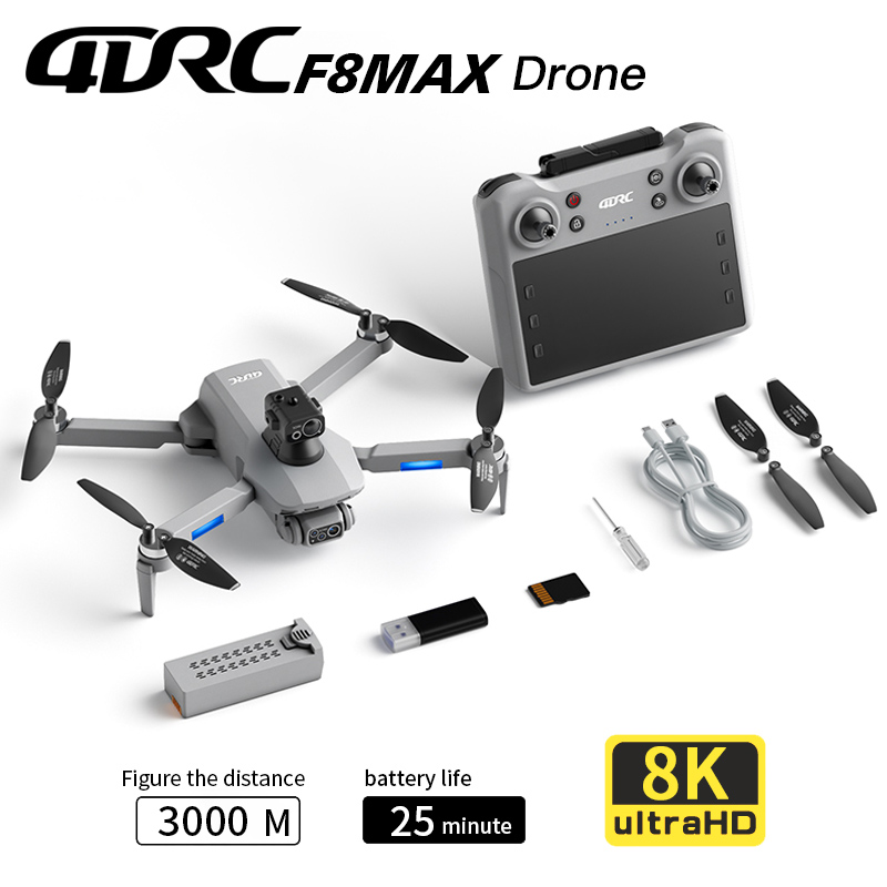 F8 MAX GPS Drone Professional  - огляд і ціна Drone Gimbal Brushless