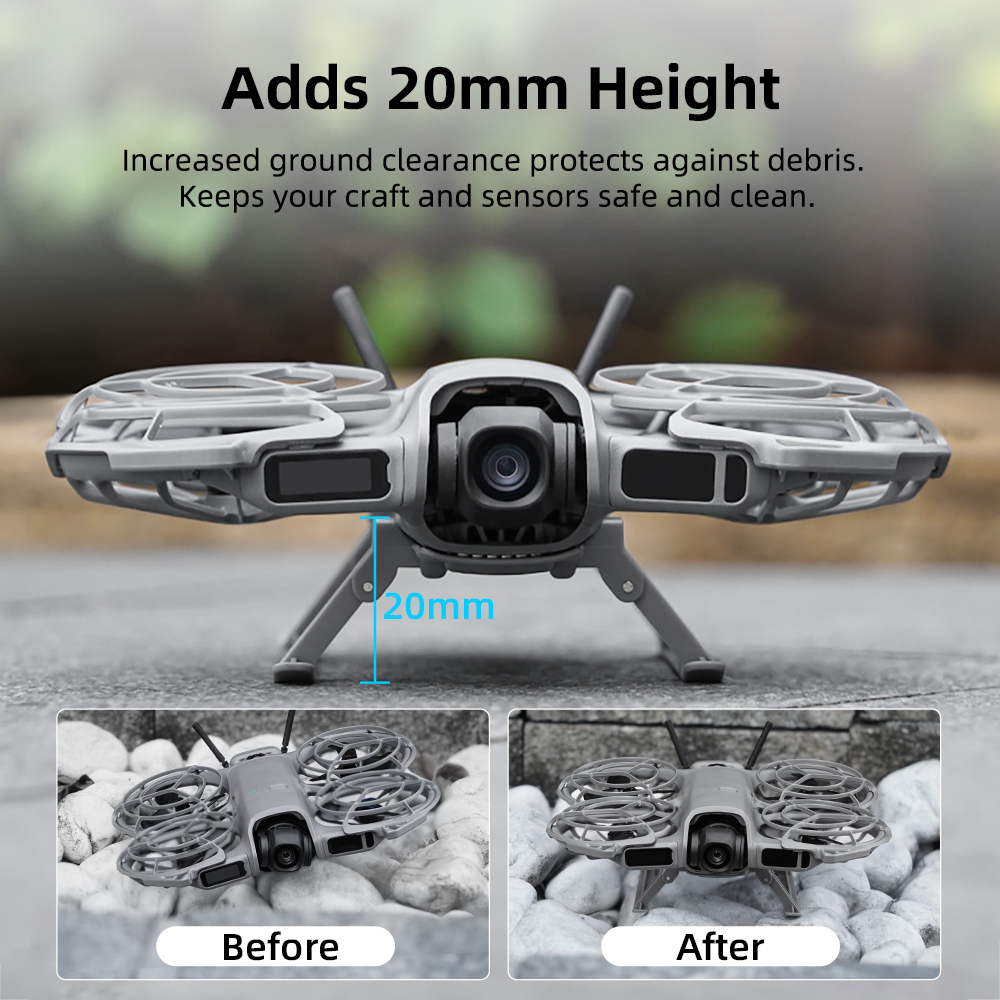 BRDRC Folding Landing Gear for - огляд і ціна Drone Gimbal Mount